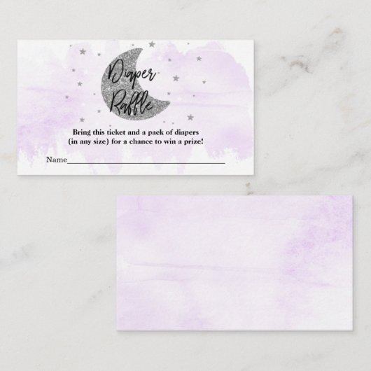 Über dem Mond | Neutrales Windschutzscheiben-Winde Begleitkarte (Vorne/Hinten)