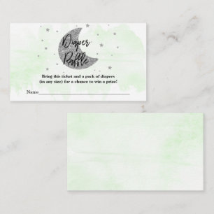 Über dem Mond   Neutrales Windschutzscheiben-Winde Begleitkarte