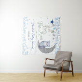 Über dem Mond Owl Baby Duschband Wandteppich (Beispiel (Horizontal))