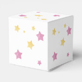 Über dem Mond, Pink Baby Duschmäppchen kleine Star Geschenkschachtel (Rückseite)