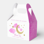 Über dem Mond Pink Baby Duwer Fevor Box Geschenkschachtel (Rückseite)
