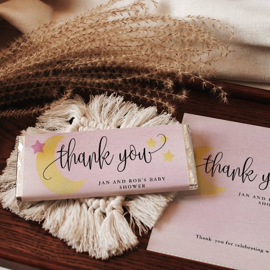 Über dem Mond, Pink Candy Bar Paper Wrapper Flyer