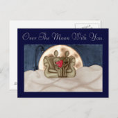 Über dem Mond Postkarte (Vorne/Hinten)