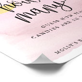 Über dem Mond rosa Schätzung, wie viel Spiel Poster (Ecke)