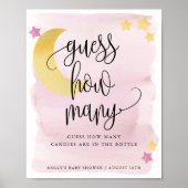 Über dem Mond rosa Schätzung, wie viel Spiel Poster (Vorne)