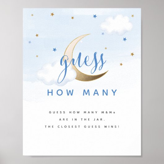 Über dem Mond schätzen, wie viele Kanadier signier Poster (Vorne)