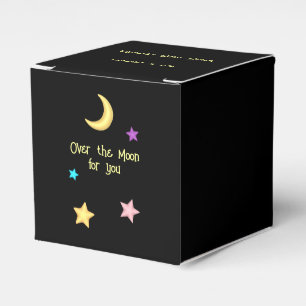Über dem Mond Star Planet Personalisierte Babydusc Geschenkschachtel