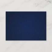 Über dem Mond sterne rosa Babyduschbuch Begleitkarte (Rückseite)