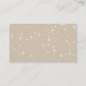 Über dem Mond Teddy Bear Baby Dusche Windelwanne Begleitkarte (Rückseite)