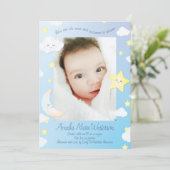 Über dem Mond und den Sternen Ankündigung zur Gebu (Stehend Vorderseite)