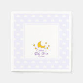 Über dem Mond und den Sternen Geschlechtsneutrale  Serviette (Vorderseite)