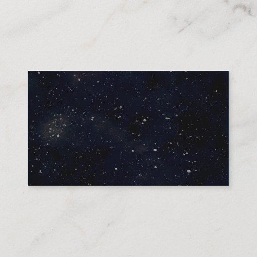 Über dem Mond Windelduschenrad Begleitkarte (Rückseite)