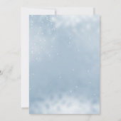 Über dem Mond Wolken und Sternen Babydusche Einladung (Rückseite)