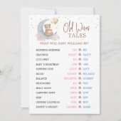 Über dem Mond zeigen Alte Ehefrauen die Genderoffe Einladung (Vorderseite)