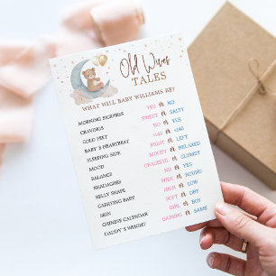 Über dem Mond zeigen Alte Ehefrauen die Genderoffe Einladung