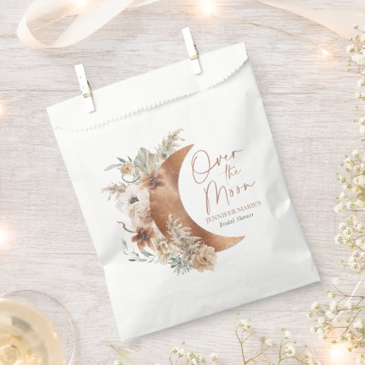 Über dem Moon Boho Brautparty Geschenktütchen (Ausgeschnitten)