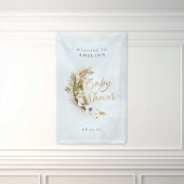 Über dem Moon Boho Gold Dust & Clouds Banner