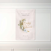 Über dem Moon Boho Gold Dust & Clouds Banner