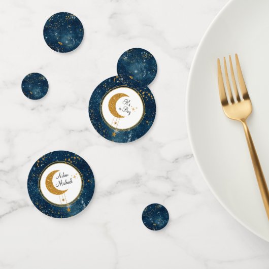 Über dem Moon Space Theme Kinderdusche Konfetti (Gruppe)