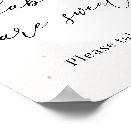 Über dem Moon Twinkle Star Babies sind süße Lecker Poster (Ecke)