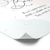 Über dem Moon Twinkle Star Blue und Pink Momosa Poster (Ecke)