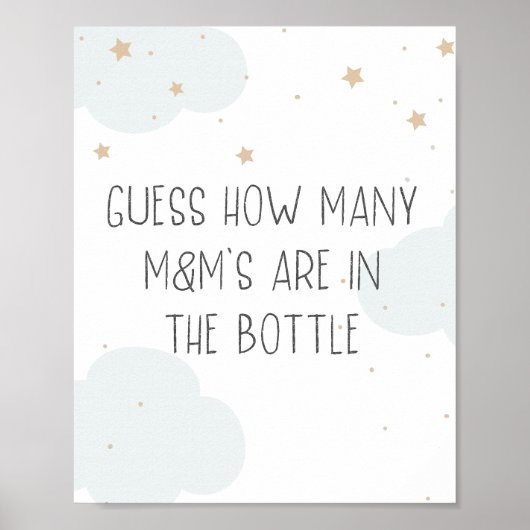 Über dem Moon Twinkle Stern schätzen, wie viele La Poster (Vorne)