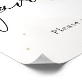 Über dem Moon Twinkle Sternenzeichen Poster (Ecke)