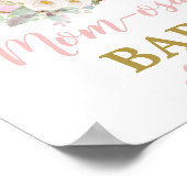 Über dem MoonBaby Dusche Momosa-Bar Poster (Ecke)