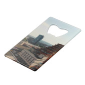 Über dem Moor Geldbeutel Flaschenöffner (Vorderseite Schrägansicht)