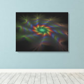 Über dem Nebel Leinwanddruck (Insitu (Holzboden))