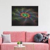 Über dem Nebel Leinwanddruck (Insitu (Wohnzimmer))