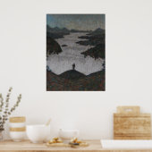 Über dem Nebel Poster (Küche)