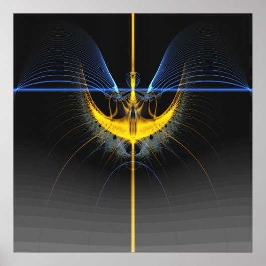 "Über dem Nebel" Poster (Vorne)