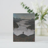 Über dem Nebel Postkarte (Stehend Vorderseite)