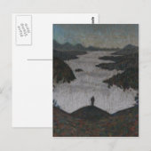 Über dem Nebel Postkarte (Vorne/Hinten)