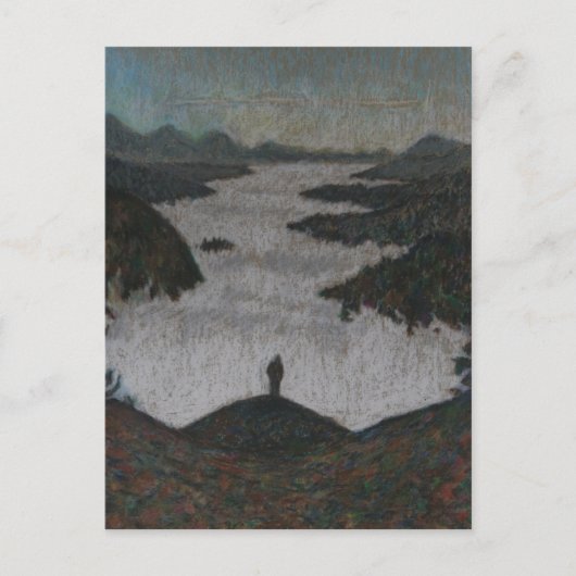 Über dem Nebel Postkarte (Vorderseite)