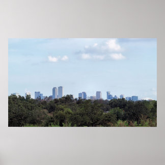 Über dem Park Poster