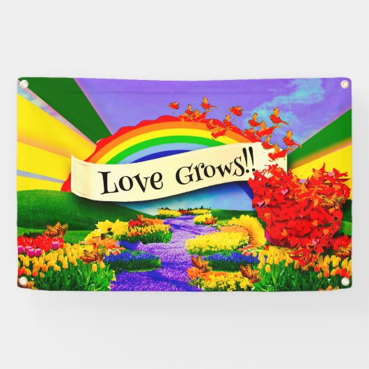 ÜBER DEM RAINBOGEN BANNER (Horizontal)