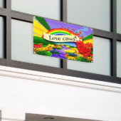 ÜBER DEM RAINBOGEN BANNER (Äußeres Gebäude)