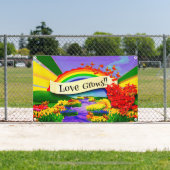 ÜBER DEM RAINBOGEN BANNER (Insitu)