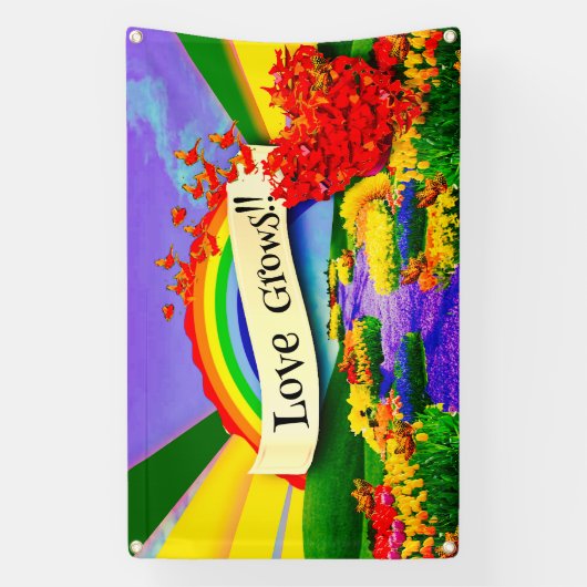 ÜBER DEM RAINBOGEN BANNER (Vertikal)