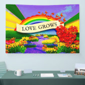 ÜBER DEM RAINBOGEN BANNER (Messe)