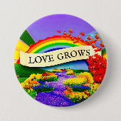 ÜBER DEM RAINBOGEN BUTTON (Vorderseite)