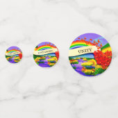 ÜBER DEM RAINBOGEN KONFETTI (Rückseiten)