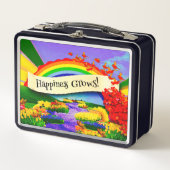 ÜBER DEM RAINBOGEN METALL BROTDOSE (Vorderseite)