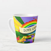 ÜBER DEM RAINBOGEN MILCHTASSE (Linke Ecke)