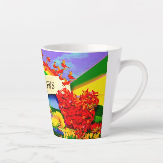 ÜBER DEM RAINBOGEN MILCHTASSE (Rechts)