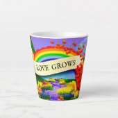 ÜBER DEM RAINBOGEN MILCHTASSE (Vorderseite)