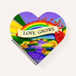 ÜBER DEM RAINBOGEN NOTIZBLOCK