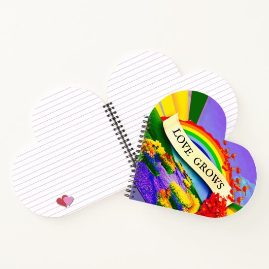 ÜBER DEM RAINBOGEN NOTIZBLOCK (Innenseite)